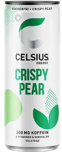 Celsius Crispy Pear - Hruška - 355 ml - Sports Drink - Main image