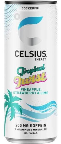 Celsius Tropical Twist - Ananas Jahoda Limetka - 355 ml - Sports Drink - Main image
