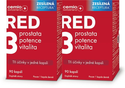 Cemio RED3, 2 × 90 kapslí - Dietary Supplement - Main image