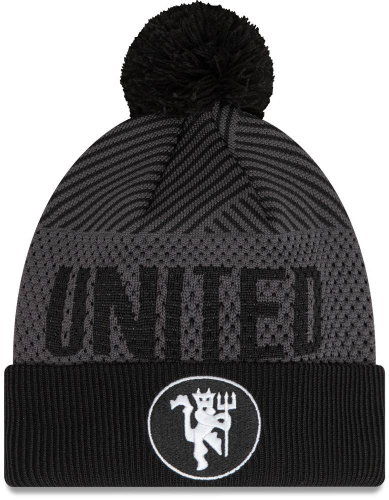 New Era cap MANCHESTER UNITED Engineered Cuff grey - Winter Hat - Main image