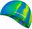 Swimming cap BUNT 58 blue/green/yellow