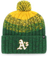 47 Brand men's Oakland Athletics Mlb Cascade ’47 Cuff Knit winter hat, dark green - Winter Hat
