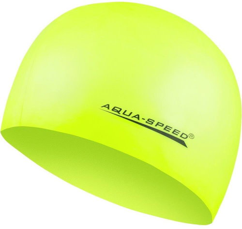 Swimming cap MEGA yellow - Bathing Cap - Main image