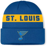 Fanatics St. Louis Blues NHL Authentic Pro A/Cap Cuffed men's winter beanie hat blue/yellow - Winter Hat