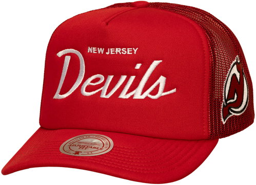 Mitchell & Ness New Jersey Devils NHL Head Coach Trucker cap for men Main image Mitchell & Ness New Jersey Devils NHL Head Coach Trucker cap for men - Baseball Cap - Main image