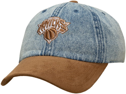 Mitchell & Ness New York Knicks NBA Den Suede Strapback men's cap Main image Mitchell & Ness New York Knicks NBA Den Suede Strapback men's cap - Baseball Cap - Main image