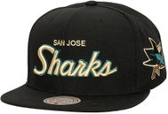 Mitchell & Ness San Jose Sharks NHL Cream Script Snapback cap - Baseball Cap