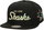 Cream Script Snapback cap