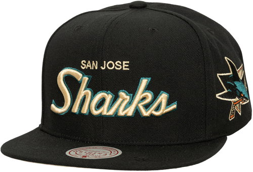Mitchell & Ness San Jose Sharks NHL Cream Script Snapback cap Main image Mitchell & Ness San Jose Sharks NHL Cream Script Snapback cap - Baseball Cap - Main image