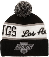 Mitchell & Ness Los Angeles Kings NHL Block Sweep Pom Knit men's winter hat - Winter Hat