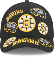 New Era Boston Bruins NHL 9FORTY M-Crown A-Frame Trucker All Over men's cap black - Baseball Cap
