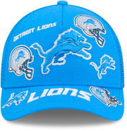 New Era Detroit Lions NFL 9FORTY M-Crown A-Frame Trucker All Over men's cap - Baseball Cap