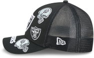 New Era Las Vegas Raiders NFL 9FORTY M-Crown A-Frame Trucker All Over men's cap - Baseball Cap