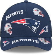 New Era Men's New England Patriots NFL 9FORTY M-Crown A-Frame Trucker All Over cap - Baseball Cap
