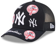 New Era New York Yankees Mlb 940MC AF Trucker All Over men's cap black - Baseball Cap