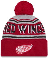 New Era Detroit Red Wings NHL Pom Wordmark men's winter hat - Winter Hat