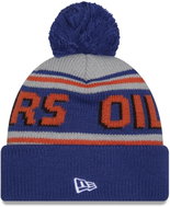 New Era Edmonton Oilers NHL Pom Wordmark men's winter hat - Winter Hat
