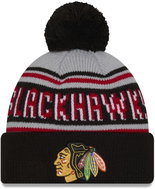 New Era Chicago Blackhawks NHL Pom Wordmark men's winter hat - Winter Hat