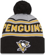 New Era Pittsburgh Penguins NHL Pom Wordmark men's winter hat - Winter Hat