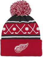Outerstuff Detroit Red Wings NHL Face-Off Cuff Pom children's toddler winter hat - Winter Hat