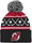 New Jersey Devils NHL Face-Off Cuff Pom toddler's winter hat