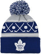 Outerstuff Toddler's Toronto Maple Leafs NHL Face-Off Cuff Pom Beanie - Winter Hat