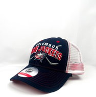 Outerstuff Columbus Blue Jackets NHL Core Lockup Trucker Snapback kids' cap - Baseball Cap