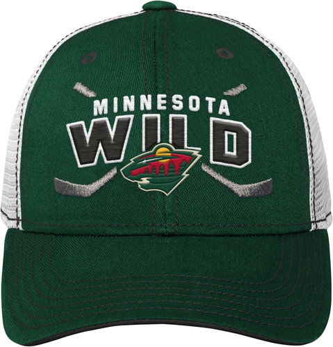 Outerstuff Minnesota Wild NHL Lockup Meshback adjustable kids' cap Main image Outerstuff Minnesota Wild NHL Lockup Meshback adjustable kids' cap - Baseball Cap - Main image