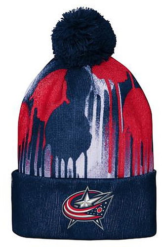Outerstuff Columbus Blue Jackets NHL Paint Splatter Cuffed kids' winter hat Main image Outerstuff Columbus Blue Jackets NHL Paint Splatter Cuffed kids' winter hat - Winter Hat - Main image