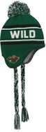 Outerstuff Minnesota Wild NHL Jacquard Tassel Knit with Pom kids' winter hat - Winter Hat