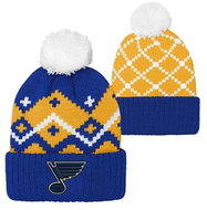Outerstuff St. Louis Blues NHL Patchwork Cuffed Knit children's winter hat - Winter Hat