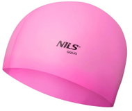 NILS Aqua NQC PK02 Silikonová čepice, světlerůžová - Bathing Cap