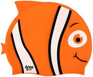Acra Dětská plavecká koupací čepice, Nemo, oranžová - Bathing Cap