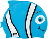 Acra Dětská plavecká koupací čepice, Nemo, modrá - Bathing Cap