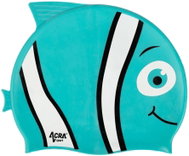 Acra Dětská plavecká koupací čepice, Nemo, tyrkysová - Bathing Cap