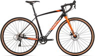 Rock Machine GravelRide 200 gloss black/brick orange/silver XL - Gravel Bike
