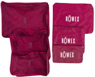 ROWEX Set of suitcase organizers 6 pcs burgundy - Organiser