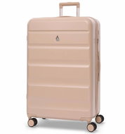 AEROLITE Plastový kufr T-635 L, béžový - Cestovní kufr