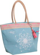 The Spirit of OM Jute bag - blue - Travel Bag