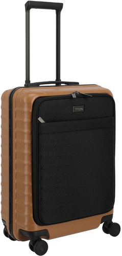 Titan Overseas S Front pocket, canyon bronze - Suitcase - Main image