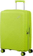 American Tourister Diablast Spinner Suitcase 68cm, 81/91L, Expandable, Green (Hyper Lime) - Suitcase