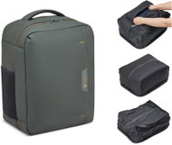 Roncato Wanderline Cabin Backpack with Vacuum Bag, Green, 40 × 30 × 20 cm - Travel Backpack