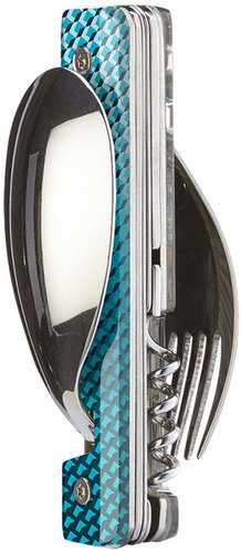 Akinod A02M00019 multifunction set 13h25, Mosaique bleue - Cutlery - Main image