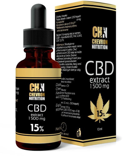 Chevron Nutrition CBD Hemp Oil 15% 1500 mg 10 ml - Dietary Supplement - Main image