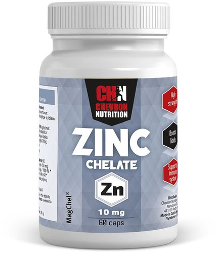 Chevron Nutrition Zinc chelate 10 mg 60 capsules - Zinc - Main image