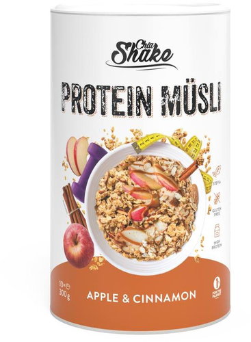 Chia Shake Protein muesli - apple and cinnamon - Keto Diet - Main image