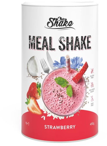 Chia Shake Meal Shake - 15 jídel - Jahoda - Ketodieta - Hlavní obrázek