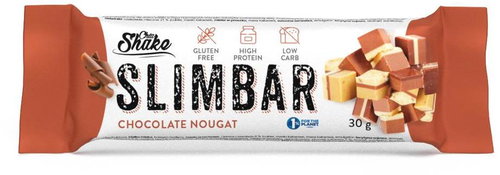 Chia Shake Diet bar SLIMBAR chocolate nougat - Keto Diet - Main image