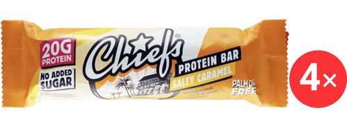 Chiefs protein bar 4×55g salted caramel - Protein Bar - Main image