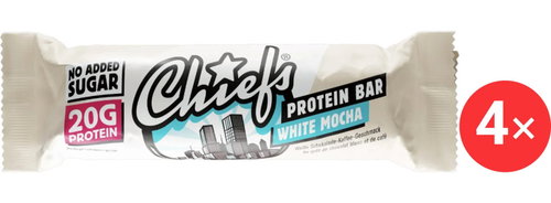 Chiefs Protein bar 4×55g white mocha - Protein Bar - Main image